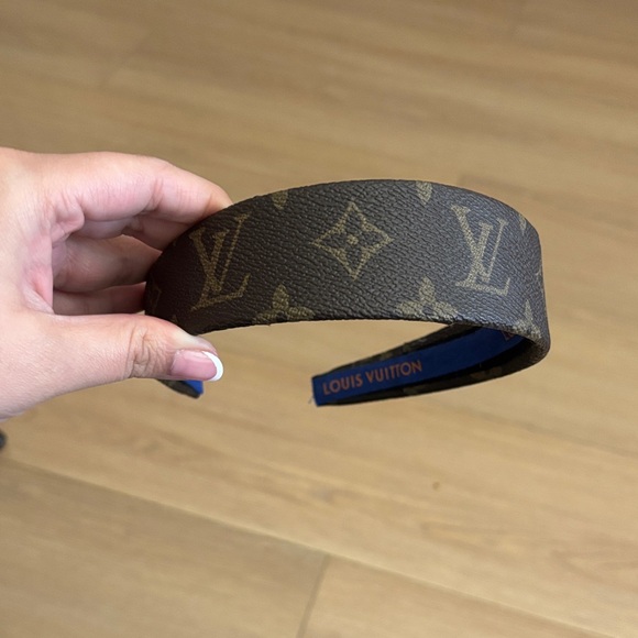 Louis Vuitton Accessories - LV Monogram Canvas Headband Handmade 1.5” ✨